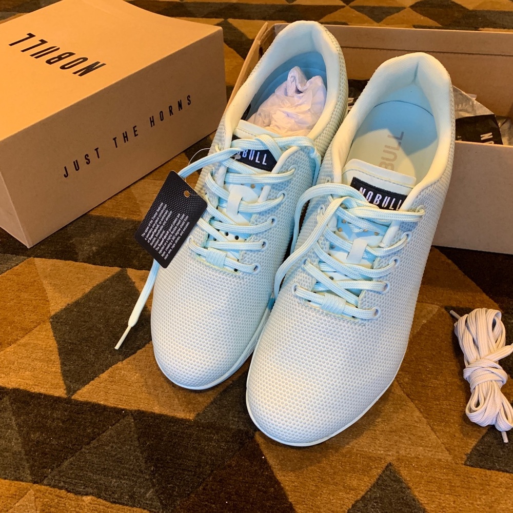 Mint NoBull Blue Glass Trainers